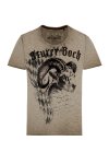 T-Shirt mit Druck "Sturer Bock" & "UND GEIL AUF DI" Motiv Steinbock von Hangowear
